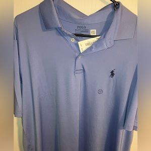 Blue Ralph Lauren polo. NWT Large.